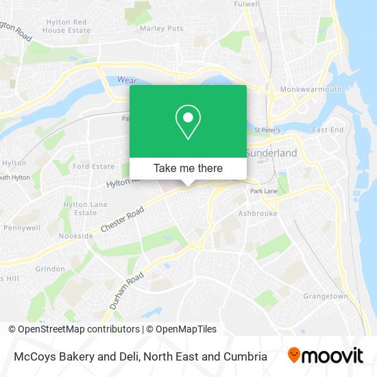 McCoys Bakery and Deli map