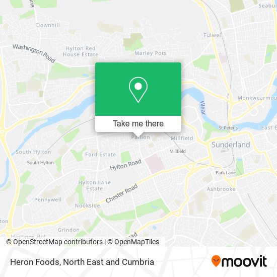 Heron Foods map
