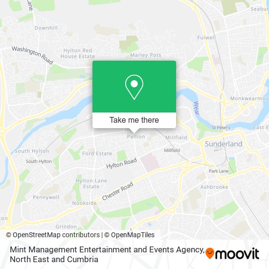 Mint Management Entertainment and Events Agency map