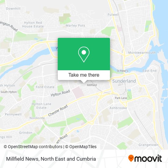 Millfield News map