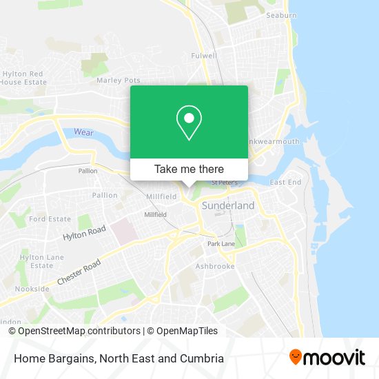 Home Bargains map