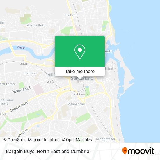 Bargain Buys map