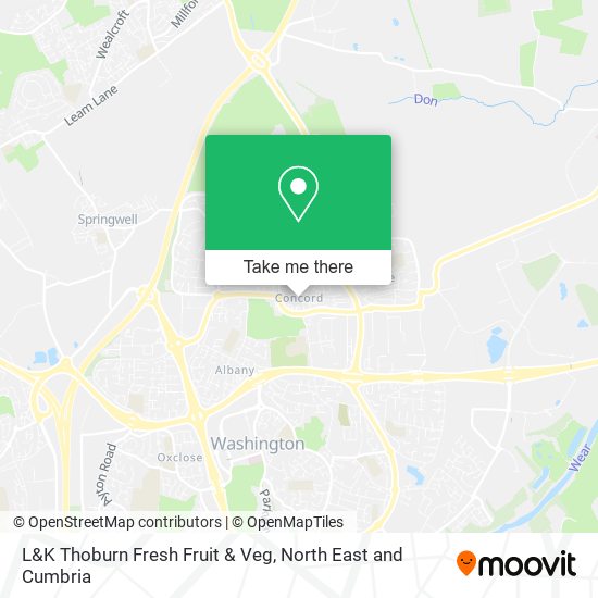 L&K Thoburn Fresh Fruit & Veg map