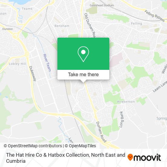 The Hat Hire Co & Hatbox Collection map