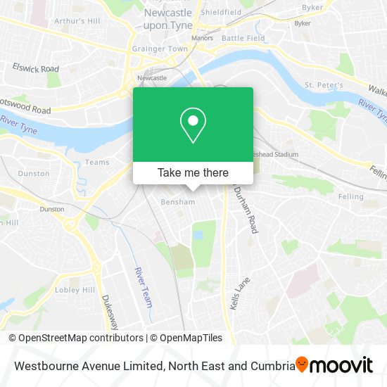 Westbourne Avenue Limited map