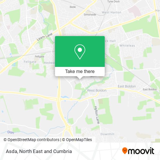 Asda map