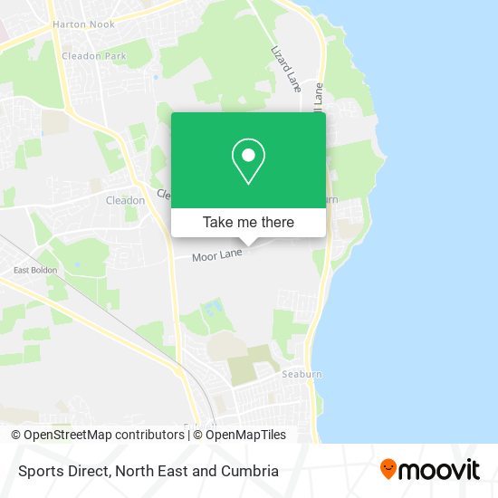 Sports Direct map