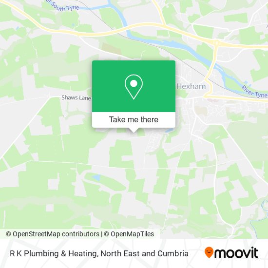 R K Plumbing & Heating map