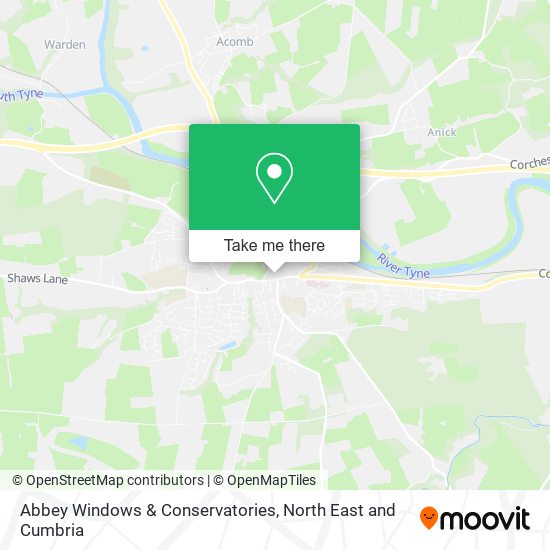 Abbey Windows & Conservatories map