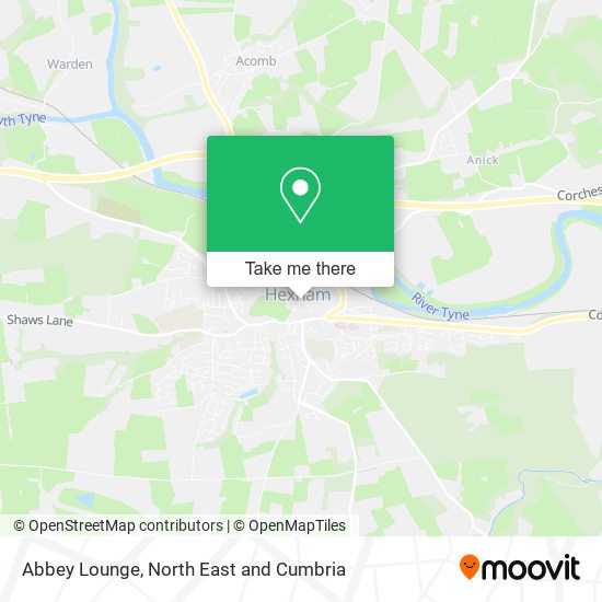 Abbey Lounge map