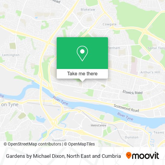 Gardens by Michael Dixon map