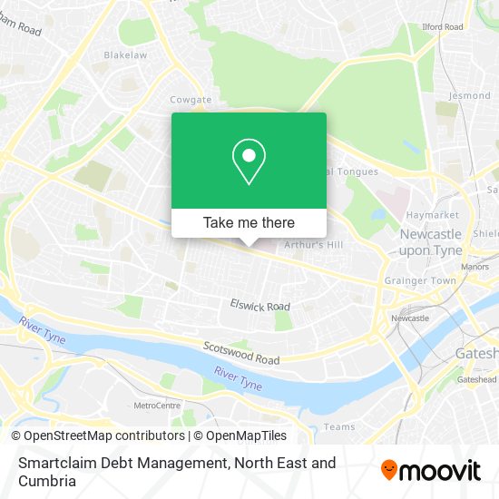 Smartclaim Debt Management map