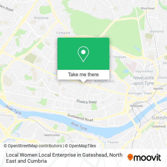 Local Women Local Enterprise in Gateshead map