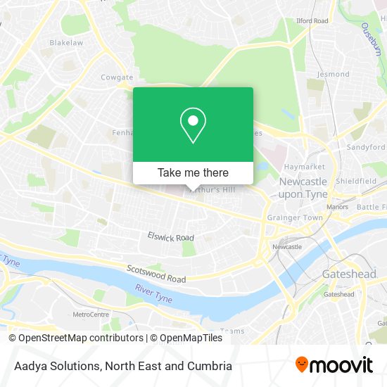 Aadya Solutions map