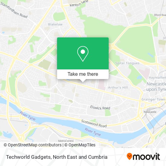 Techworld Gadgets map