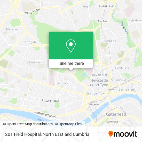 201 Field Hospital map