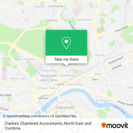 Clarke's Chartered Accountants map