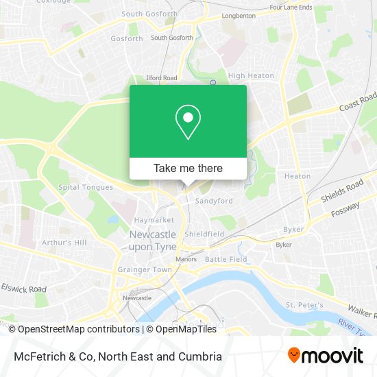 McFetrich & Co map
