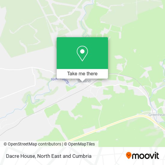 Dacre House map