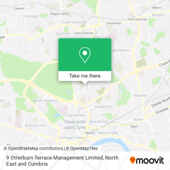 9 Otterburn Terrace Management Limited map