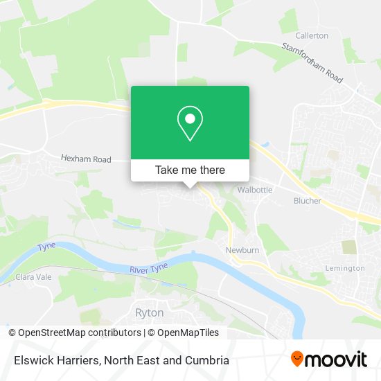 Elswick Harriers map