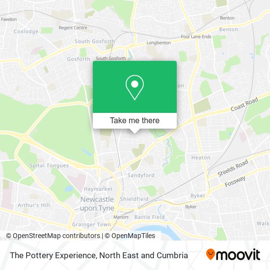 The Pottery Experience map