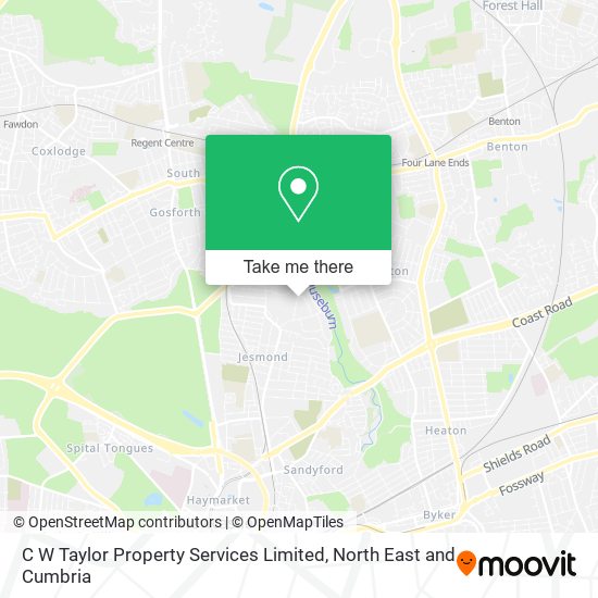 C W Taylor Property Services Limited map