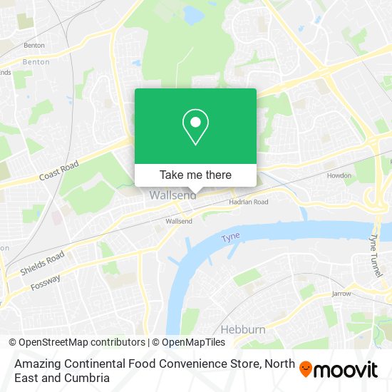 Amazing Continental Food Convenience Store map