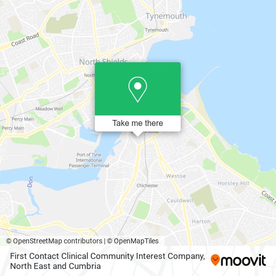 First Contact Clinical Community Interest Company map