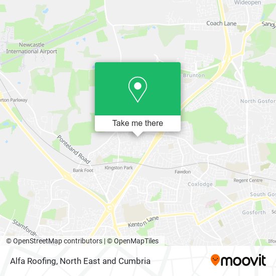 Alfa Roofing map