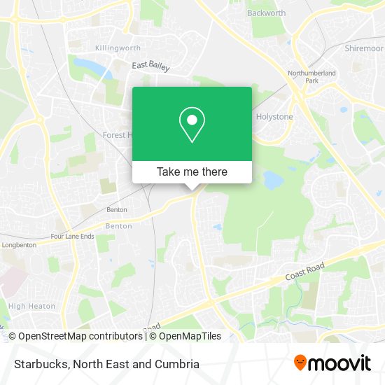 Starbucks map