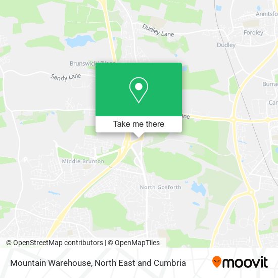 Mountain Warehouse map