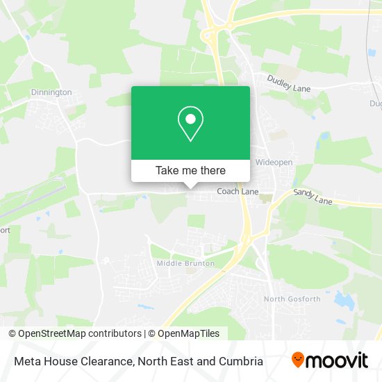 Meta House Clearance map