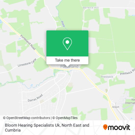 Bloom Hearing Specialists Uk map