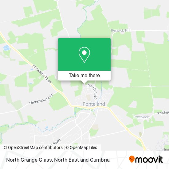 North Grange Glass map