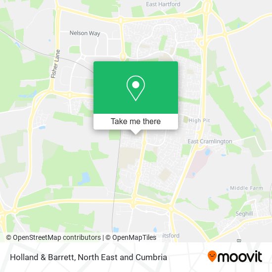 Holland & Barrett map