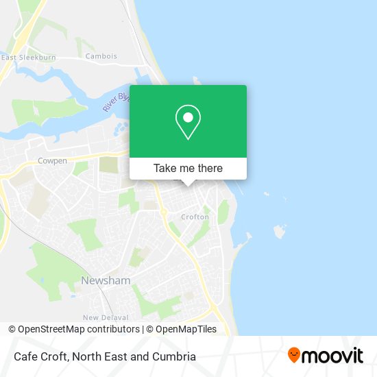 Cafe Croft map