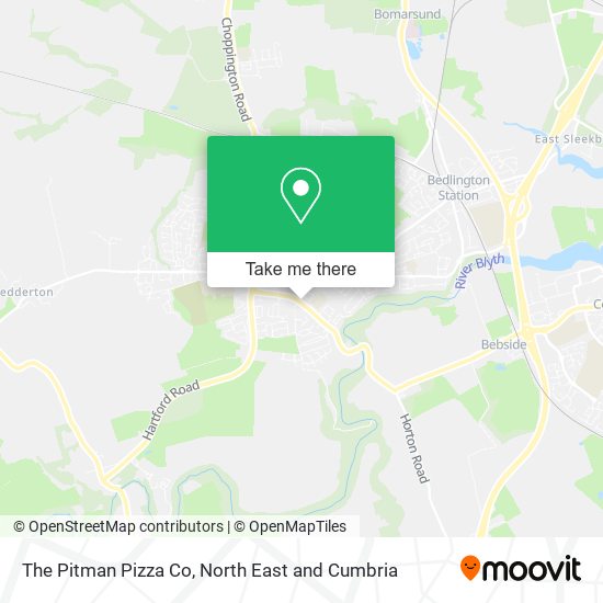 The Pitman Pizza Co map