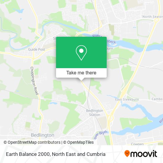 Earth Balance 2000 map