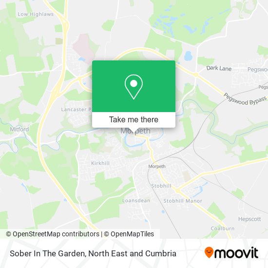 Sober In The Garden map