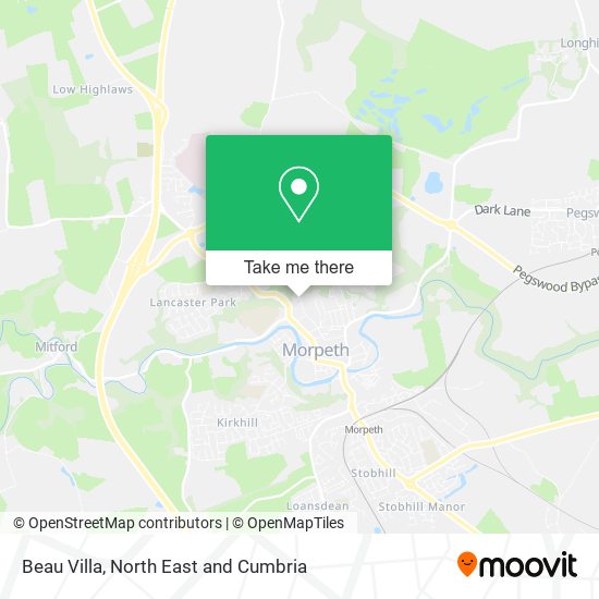 Beau Villa map
