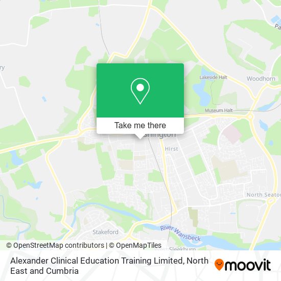Alexander Clinical Education Training Limited map