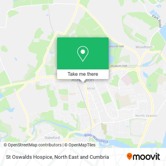 St Oswalds Hospice map