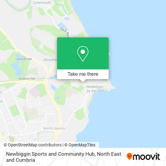 Newbiggin Sports and Community Hub map