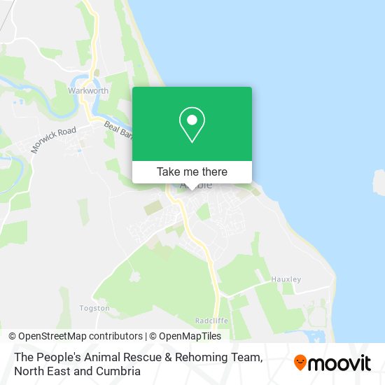 The People's Animal Rescue & Rehoming Team map