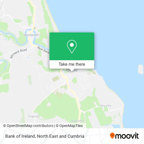 Bank of Ireland map