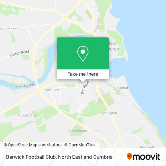 Berwick Football Club map