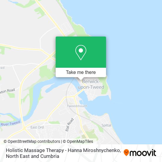 Holistic Massage Therapy - Hanna Miroshnychenko map