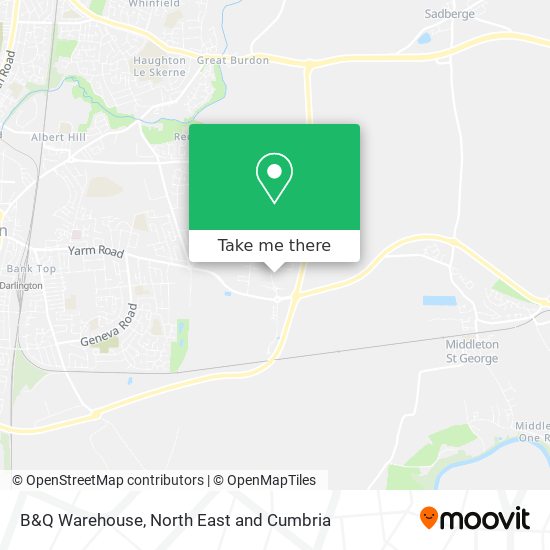 B&Q Warehouse map