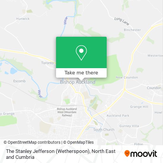 The Stanley Jefferson  (Wetherspoon) map